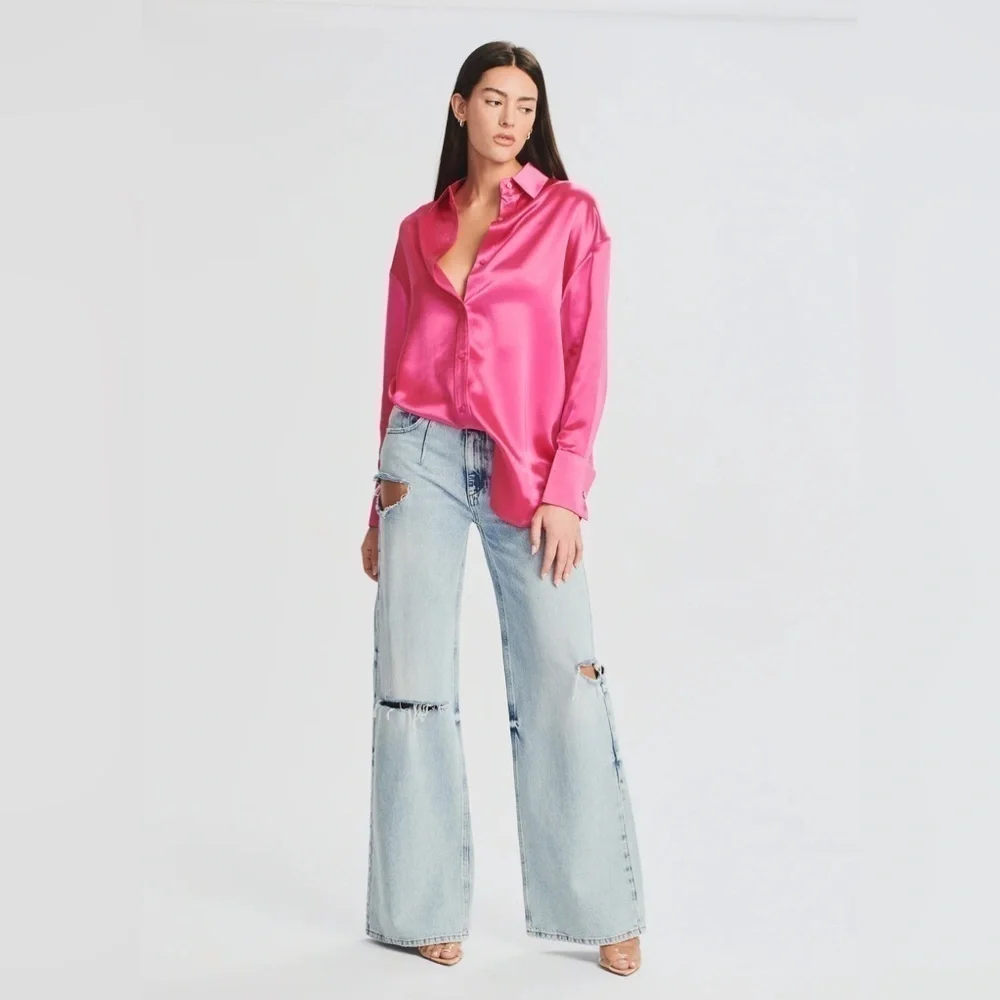 SER.O.YA Mel Top In Hot Pink